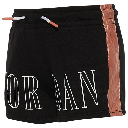 

Girls Preschool Jordan Jordan Satin Shorts - Girls' Preschool Black Size 5