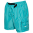 Nike Belted Packable 5" Volley Shorts - Men's Washed Teal