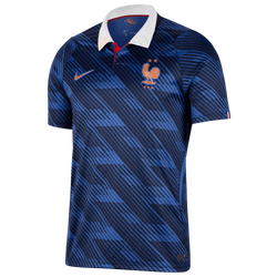 Men's - Nike France Away Replica Stadium Jersey - Game Royal/Blackened Blue/White