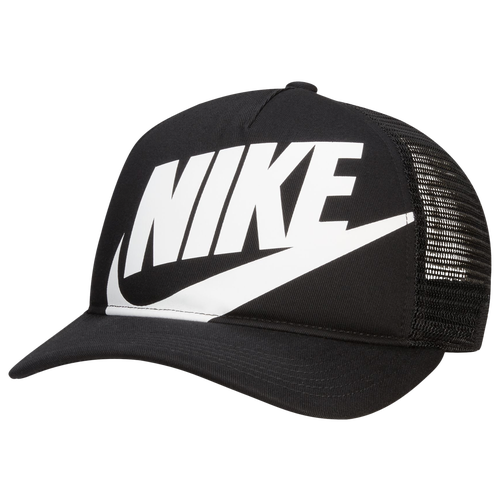 

Boys Nike Nike Rise CB Trucker Cap - Boys' Grade School Black/White Size One Size