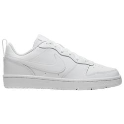 Boys' Grade School - Nike Court Borough Low 2 - White/White