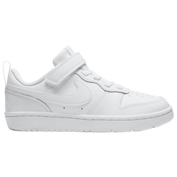 Boys' Preschool - Nike Court Borough Low 2 - White/White