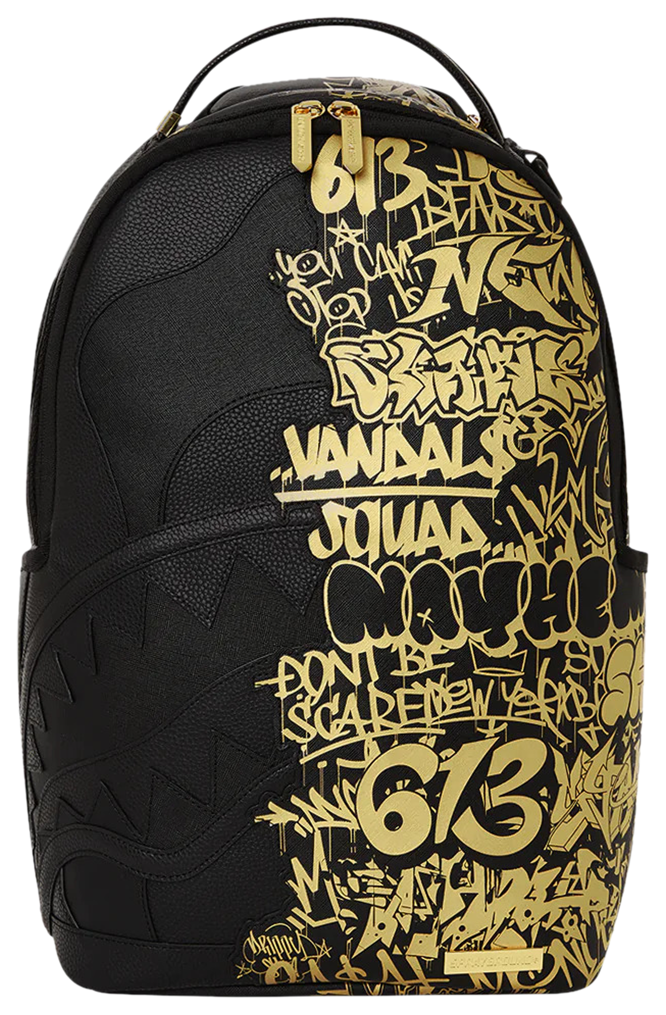 Sprayground Gold Graff DLX Backpack