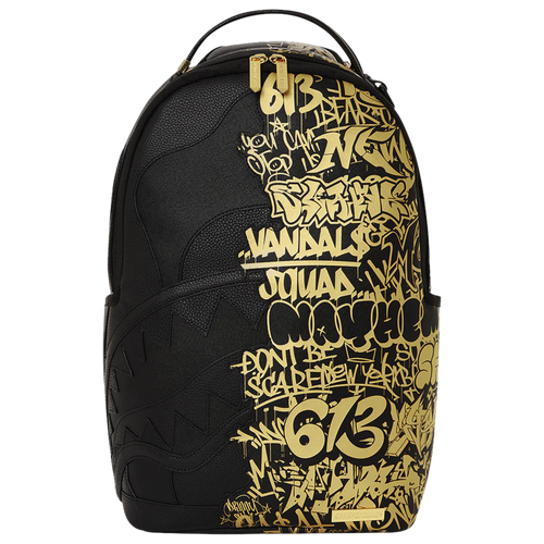 

Sprayground Sprayground Gold Graff DLX Backpack - Adult Black/Gold Size One Size