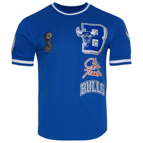 

Pro Standard Mens Chicago Bulls Pro Standard Bulls T-Shirt - Mens Royal/White Size L