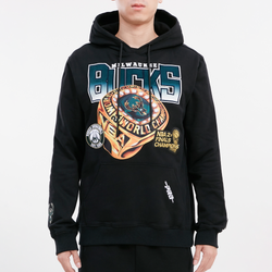 Men's - Pro Standard Bucks Champ Ring Pullover - Black/Black