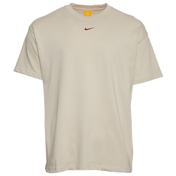 Men's - Nike NRG Nocta CS Short Sleeve T-Shirt - Light Orewood/Team Red