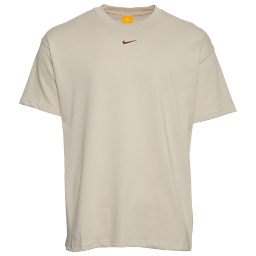 MENS - Nike NRG Nocta CS Short Sleeve T-Shirt - Light Orewood/Team Red