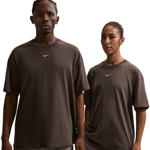 Nike NRG Nocta CS Short Sleeve T-Shirt - Nike Yellow/Baroque Brown