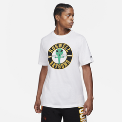 Men's - Nike Ray Core HBR T-Shirt - White/Black/Yellow