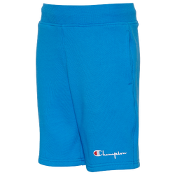 Girls' Grade School - Champion Heritage Premium Fleece Short - Blue/Blue