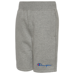 Boys' Grade School - Champion Heritage Premium Fleece Short - Gray/Gray