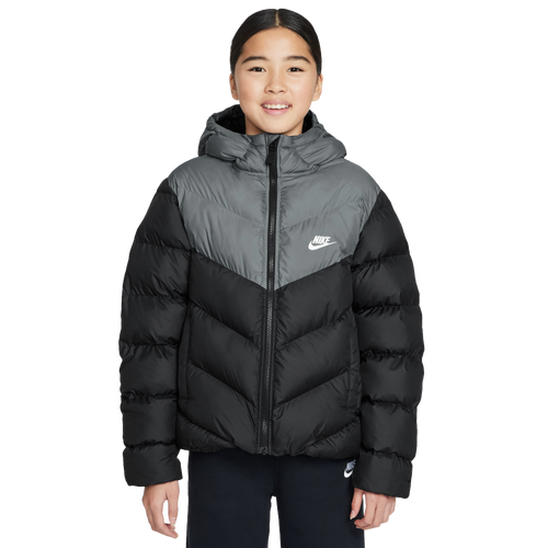 Nike ADP Colorblock Puffer Jacket - Nike Black/Grey