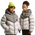 Nike ADP Colorblock Puffer Jacket - Boys' Grade School Cave Stone/Moon Particle/Black