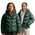 Nike ADP Colorblock Puffer Jacket - Boys' Grade School Camo Green/White/Black Spruce