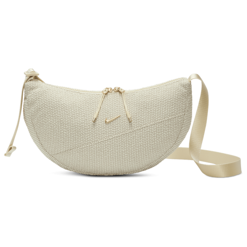 Nike Aura Crescent Crossbody Bag - Nike Lt Khaki/Trnsprnt Gld