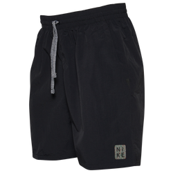 Men's - Nike Solid Icon 7" Volley Shorts - Black