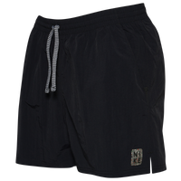Men's - Nike Solid Icon 5" Volley Shorts - Black