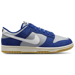 Men's - Nike Dunk Low Retro SE Essentials Plus 2 - Wolf Grey/White/Deep Royal Blue
