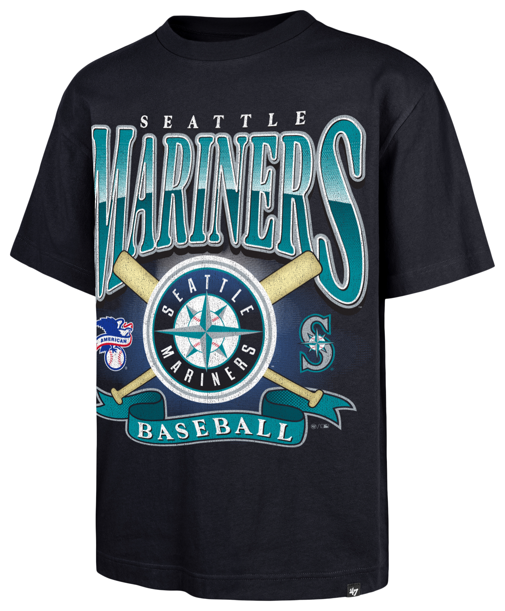 47 Brand MLB Seattle Mariners Foundation T-Shirt - Men's