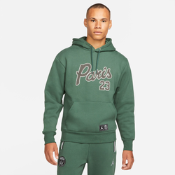 Men's - Jordan PSG Statement Fleece Pullover Hoodie - Green/Black