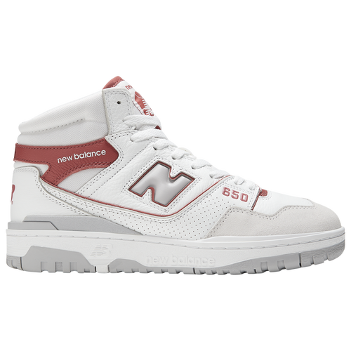 

New Balance Mens New Balance 650 - Mens Basketball Shoes Grey/White/Red Size 08.0