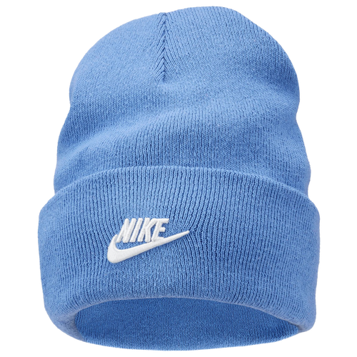 

Nike Mens Nike Peak Futura Beanie - Mens Carolina/White Size One Size