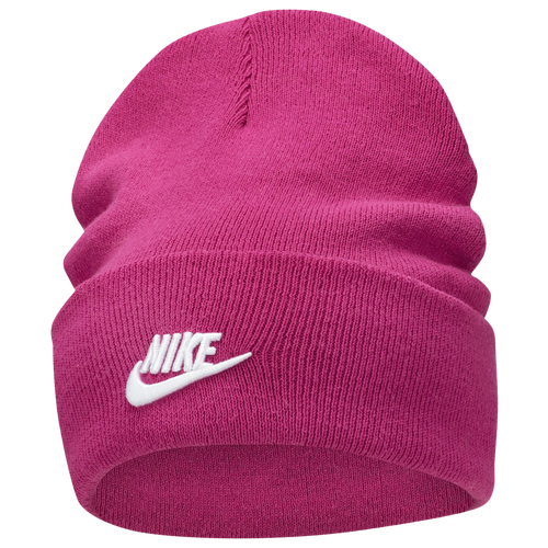 Shop Nike Mens  Peak Futura Beanie In Pink/white
