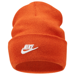 Men's - Nike Peak Futura Beanie - White/Orange