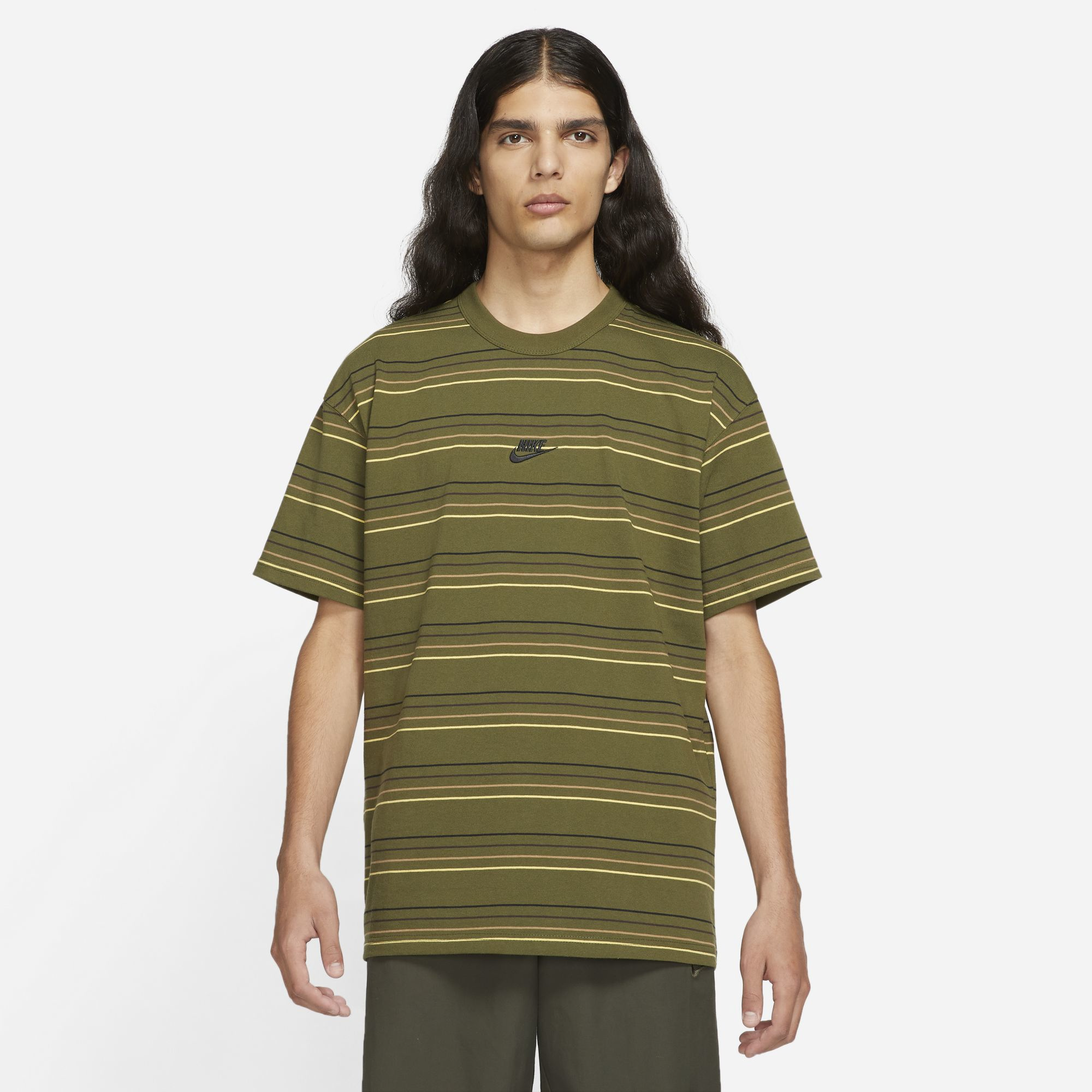 Nike Essential Tie-dye T-shirt in Green for Men