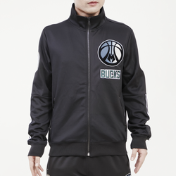Men's - Pro Standard Bucks Track Top - Black/Black