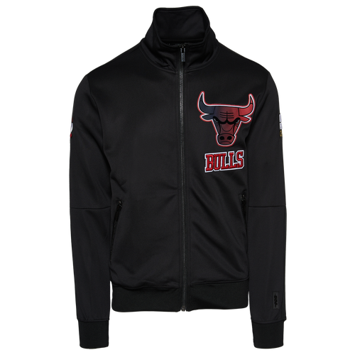 

Pro Standard Mens Pro Standard Bulls Track Top - Mens Black/Black Size L