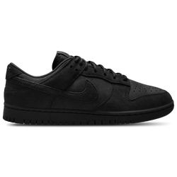 Men's - Nike Dunk Low Retro Se Nubuck - Black/Black/Black
