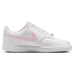 Women's - Nike Court Vision Low - White/Pink Foam