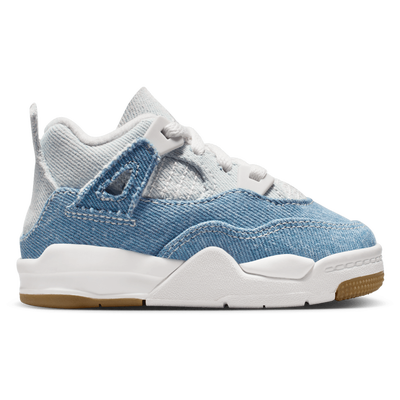 Jordan Toddler Retro 4 Tex - SAIL/WORN BLUE