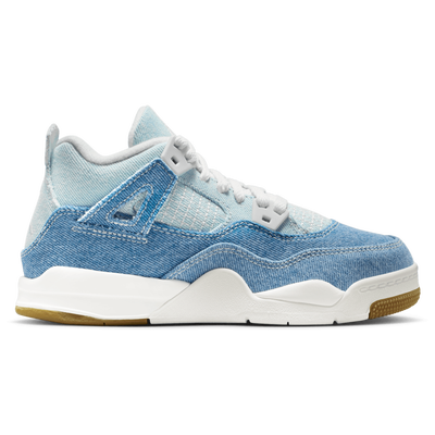 Jordan Pre School Retro 4 Tex - TAN/BLUE