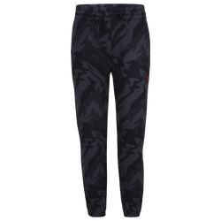 Boys' Preschool - Jordan MJ Essentials AOP Fleece Pants - Black/White