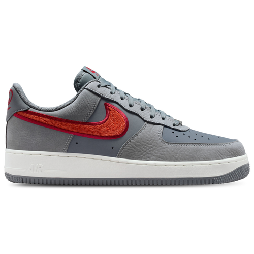  - Nike Air Force 1 07 LV8 ESS+ - Gray/Crimson Orange