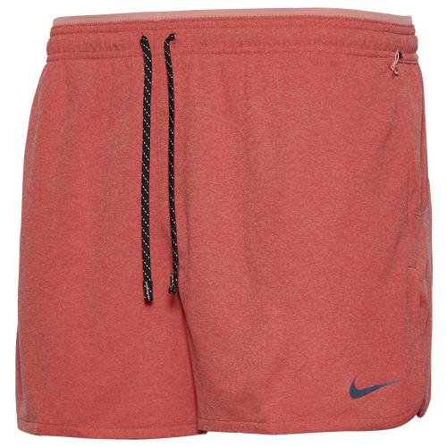 

Nike Mens Nike Dri-FIT Rundvn Stride 4" Shorts - Mens Red Stardust/Silver Size L