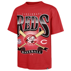 Men's - 47 Brand MLB Town Foundation Short Sleeve T-Shirt - Red