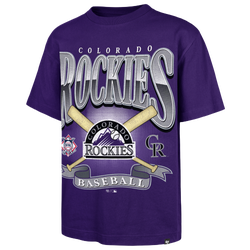 Men's - 47 Brand MLB Town Foundation Short Sleeve T-Shirt - Purple