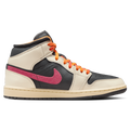 Jordan Air Jordan 1 Mid SE EDG - Jordan Black/Racer Pink Pale Ivory