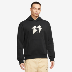 Men's - Jordan FLT MVP Fleece Pullover - Black/Sail