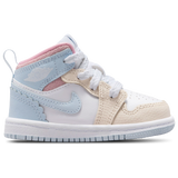 Half Blue/Pale Ivory/White