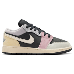 Girls' Grade School - Jordan AJ 1 Low SE - Half Blue/Sail/Vapor Green