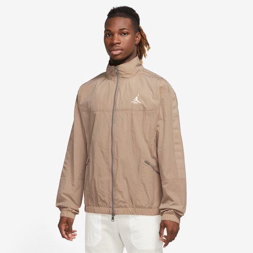 Jordan Mens  Essential Statement Warm-up Jacket In Hemp