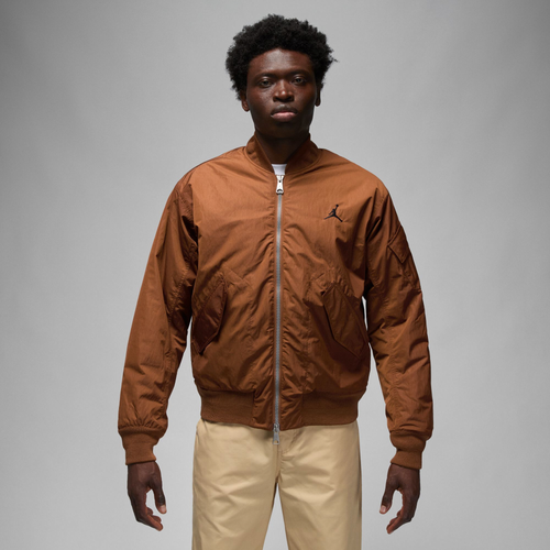 

Nike Mens Nike Essential Statement Eco Renegade Jacket - Mens Brown/Black Size S