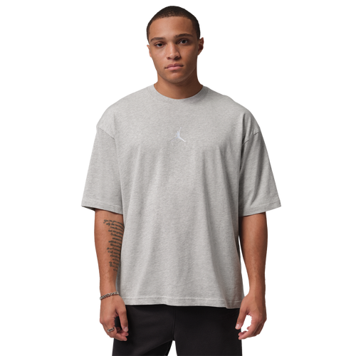  - Jordan Brooklyn Oversized T-Shirt - Heather Grey/Black