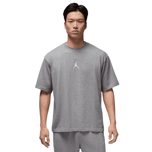 Jordan Mens  Brooklyn Oversized T-shirt In Grey/white