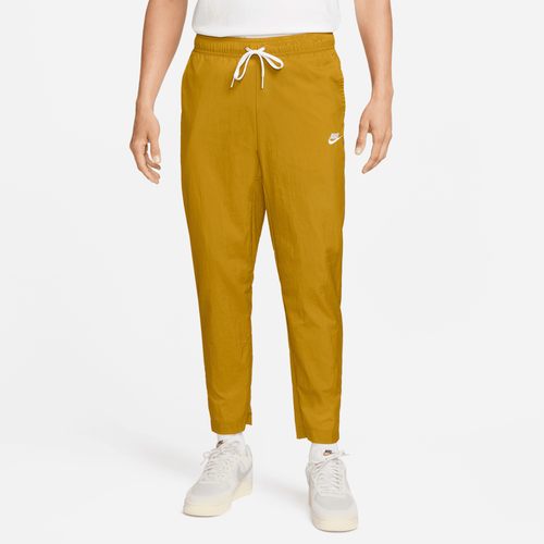 

Nike Mens Nike Club Lightweight Woven Pants - Mens Bronzine/White Size L